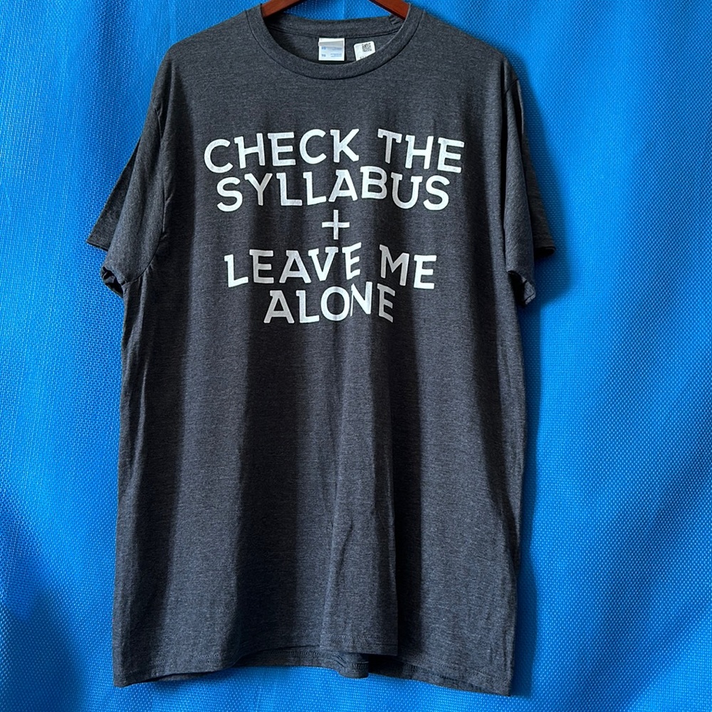 Check the Syllabus Graphic T-Shirt